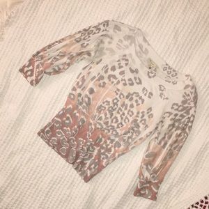 Forever 21 Leopard Print Sweater